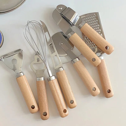 9pcs Cooking Utensils Set | Wooden Handle